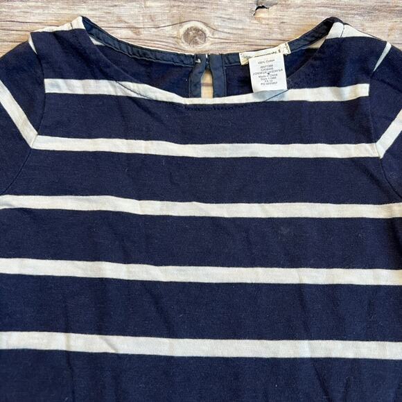 Crewcuts Navy Stripe Long Sleeve Maxi Dress - Picture 4 of 7